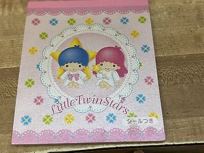 $15.99 • Buy Little Twin Stars Note Pad With Stickers Vintage 1999 Collectable Sanrio