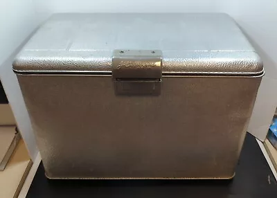 Vintage Aluminum Cooler Ice Chest With Bottle Opener & Shelf J.C. Higgins 1950s  • $59.99