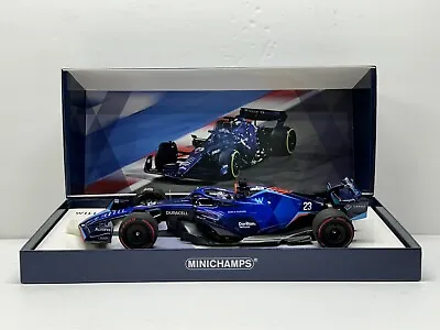 1/18 Minichamps Williams F1 Fw44 Williams Alex Albon Bahrain Gp Box Set Ltd. 222 • $275