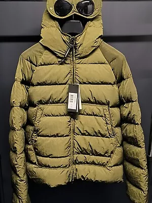 C.P Company Eco-Chrome R Goggle Puffer Jacket • £395