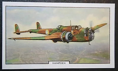 HANDLEY PAGE HAMPDEN   RAF Medium Bomber  Vintage Card  BD04 • £3.99