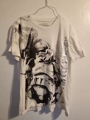 Vintage Star Wars Marc Ecko Cut & Sewn Stormtrooper Shirt 2009 Size X Large  • $25