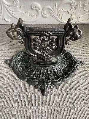 Vintage Cast Iron Boot Scraper Antique Style Free Postage Dark Greenish Colour • $145