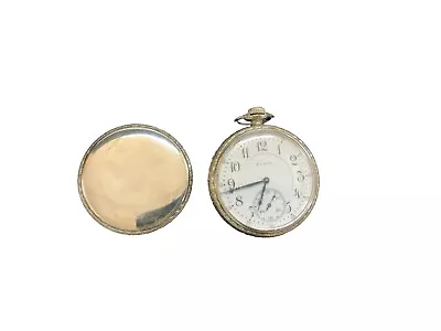 Antique  17 Jewel  Elgin Natl. Watch Co. 14k Gold Filled Pocket Watch • $450