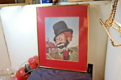 Red Skelton Framed Matted And Autographed Print No Reserve Must See!! • $24.95