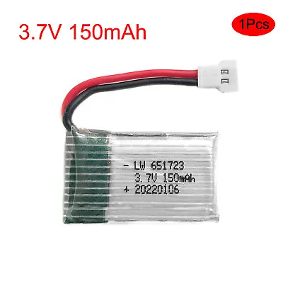 JJRC H8 RC Drone Quad Battery - 3.7V 150mAh LiPo - 651723 • £14.39