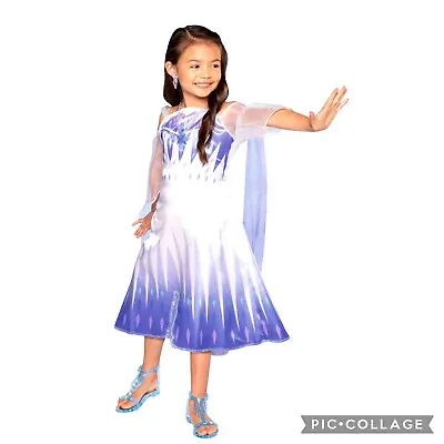 Disney Frozen 2 Girls Elsa Snow Queen Costume Disney Princess Dress Kids Small  • $11.97