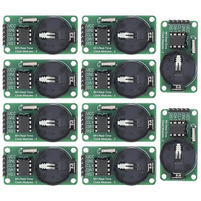 10 PCS RTC DS1302 Real Time Clock Module For Arduino AVR ARM PIC SMD DS1307 NEW • $13.95