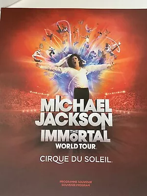 Michael Jackson The Immortal World Tour Cirque Du Soleil Program Souvenir • $20