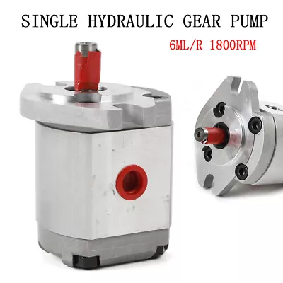 Mini Hydraulic Gear Pump High Pressure Gear Pump 21MPa 3200rpm Flat Key Shaft • $46.55