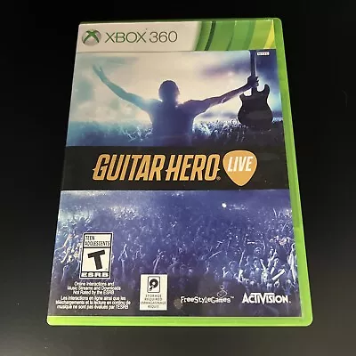 Guitar Hero: Live Xbox 360 Video Game With Install Disk Tested Works • $7.19