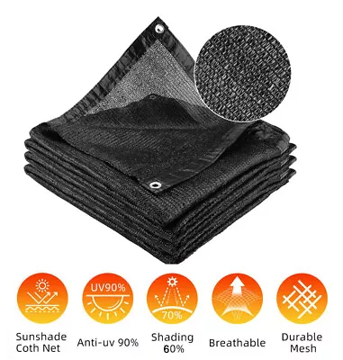Shade Cloth 60% Fabric Resistant UV Net Mesh Tarp Garden Greenhouse Plants Pool • $18.99