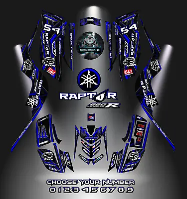 Yamaha Raptor 660-660R 2001-2005 Full Graphics Kit Sticker Decals • $160