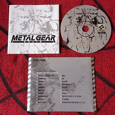 METAL GEAR SOLID ** Original Game Soundtrack ** 1999 AUSTRIA CD • $59.99