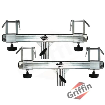 $64.95 • Buy Truss T Bar Adapter Support Holder Brackets Square Triangle Trussing DJ Mounts