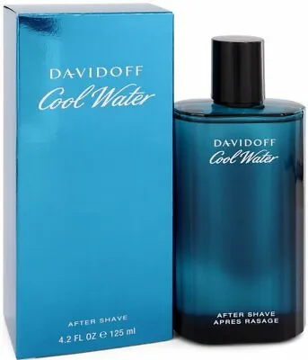 Cool Water After Shave By Davidoff For Men 4.2 Oz New In Box • $20.91