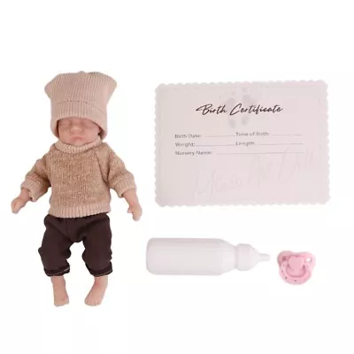 6inch Handmade Doll Baby Silicone Eyes Close Toy Girl New Born Children • £24.14