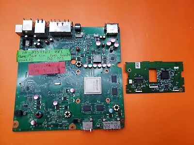 ⭐️⭐️⭐️⭐️⭐️ *FOR PARTS* Microsoft Xbox 360 Slim Corona V2 Logic Board+ DVD PCB • $40