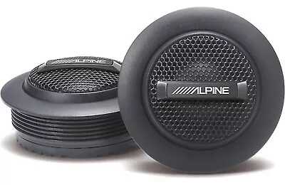 Alpine S-S10TW Car Audio Type S Series Silk Dome 1  Tweeter Speaker Pair New • $89.99