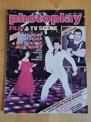 Photoplay Magazine May 1978 John Travolta Lewis Collins Suzi Quatro • £14.99