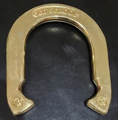 $6.99 • Buy Vintage Old School Brand Horseshoe Replacement Gold Pitching Horse Shoe Single