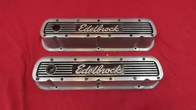 Vintage Edelbrock Elite Series Valve Covers - Small Block Ford 260 289 302 351W • $125