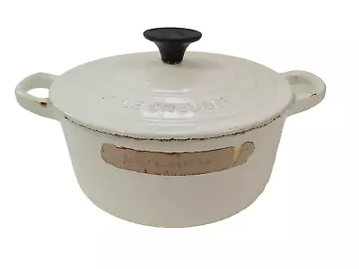 Le Creuset Dish Round Kitchenware Vintage Stoneware Collectable White  • £9.99
