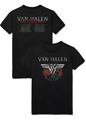 Van Halen 84 Tour Official Tee T-Shirt Mens Unisex • £17.13
