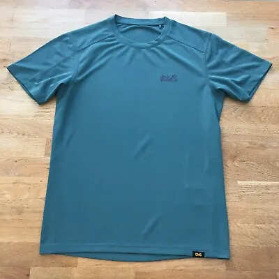 Jack Wolfskin Mens T-Shirt Top Sports Fitness / Casual Size Small Teal • £10