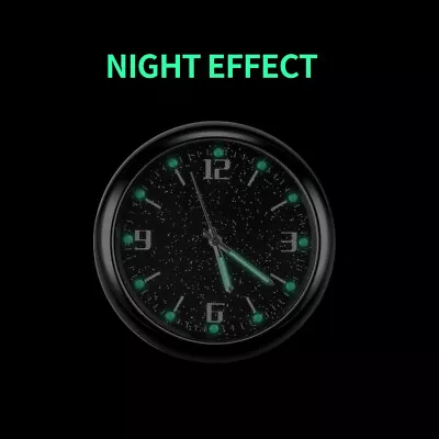 Luminous Car Quartz Analog Watch Gauge Car Dash Air Vent Stick-On Time Clock • $3.94