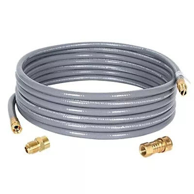 10 Feet 1/2 Inch Id Natural Gas Grill Hose With Quick Connect Fittings Assembly  • $54.74