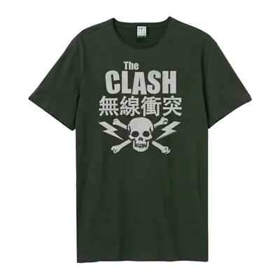£17.24 • Buy Size M - CLASH - Clash Bolt Amplified Medium Vintage Charcoal T Shirt  - U600S