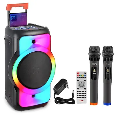 Bluetooth Portable Speaker Bocina Karaoke Machine Heavy Bass Party Boom System • $89.99