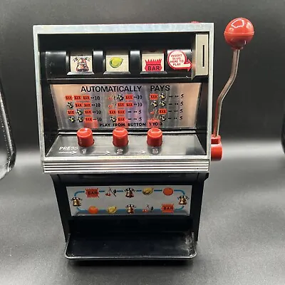 Vintage Waco Casino Toy Slot Machine Bank 1972 AS IS Untested • $36.98