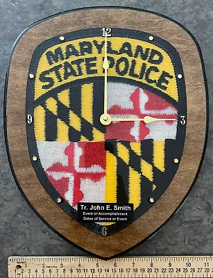 Maryland State Police Clock • $55