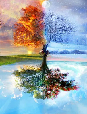 £4.99 • Buy 5D Full Drills Diamond Painting Embroidery Art Decor Cross Stitch Kits DIY Gifts