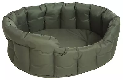 P&L Country Dog Tough Heavy Duty Oval High Sided Waterproof Dog Beds. • £74.99