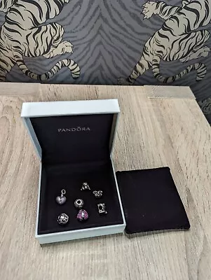 7x Pandora Charms Bundle + Pandora Box CB • $50.87