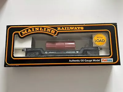 Mainline Railways - 37418 Bogie Well Wagon With Boiler Load - Boxed • £0.99