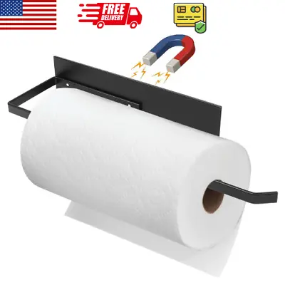 Magnetic Paper Towel Holder For Refrigerator Kitchen Fridge Metal Cabinet Grill • $10.99