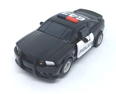 Hornby Micro Scalextric Transformers Barricade Police Car Black • £10