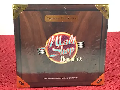 Malt Shop Memories Music CD (By The Original Artists) New. Fast Free Shipping. • $12.95