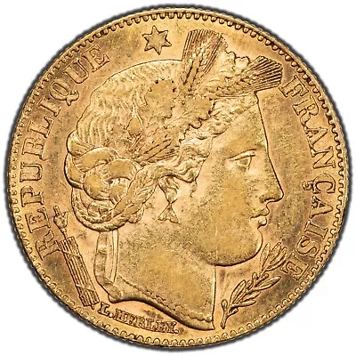 1899 A France 10 Francs Gold Coin Paris Mint • $294.33