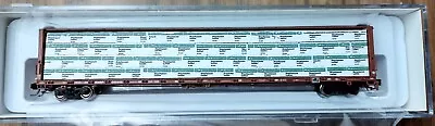 Rapido Trains N #562002A NSC Centerbeam Flat Car BNSF (Brown) #562960 • $47