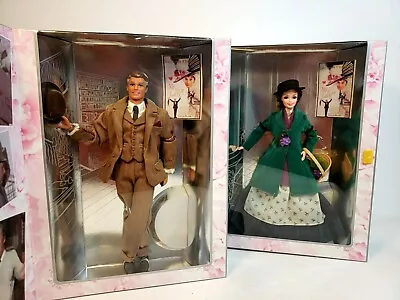 Eliza Doolittle My Fair Lady Barbie Ken Doll Set Henry Flower Girl 1995 Mattel • $38.95