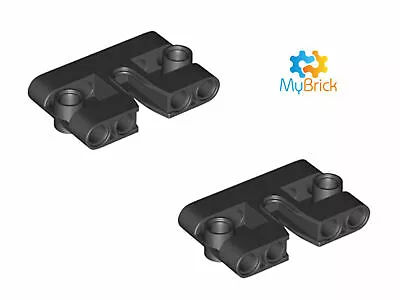 Genuine Lego® 2x Black TechnicConnector Block 1x3x5 (67139) - Free Postage • $8.95