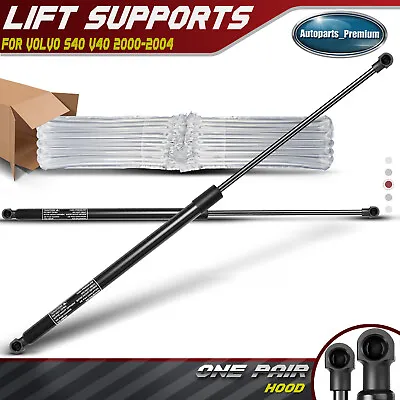 New 2Pcs Hood Front Lift Support Shock Struts For Volvo S40 V40 2000-2004 750MM • $25.99