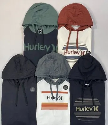 Men's Hurley Soft Long Sleeve Hooded T-Shirt With Large Front Pocket • $26.99