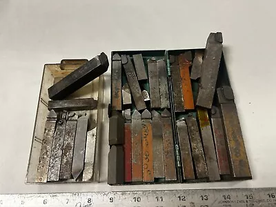 MACHINIST TOOL LATHE MILL Large Lot Of Lathe Cutting Bits Cutter Tools • $9.99