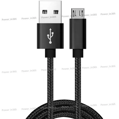 Nylon Braided Micro USB Charger Cable Sync Data Cord For Android Samsung Google • $8.49